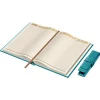 Set Agenda Piele B5 + Pouch Pen - Turquoise
