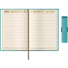 Set Agenda Piele B5 + Pouch Pen - Turquoise