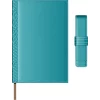 Set Agenda Piele B5 + Pouch Pen - Turquoise