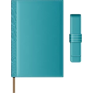 Set Agenda Piele B5 + Pouch Pen - Turquoise