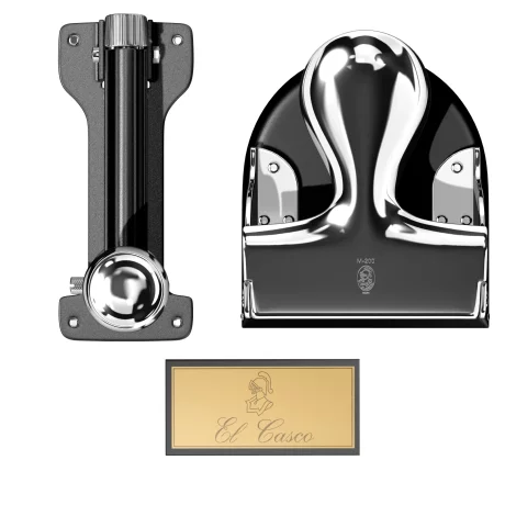 Shiny Chrome &amp; Black Set S4 Capsator M-10 &amp; Perforator M-200