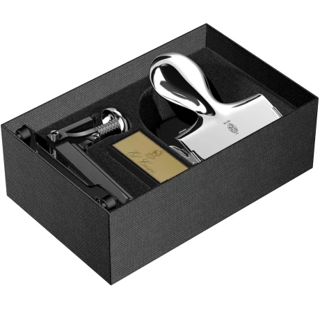 Shiny Chrome &amp; Black Set S4 Capsator M-10 &amp; Perforator M-200