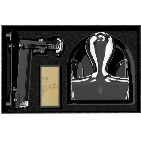 Shiny Chrome &amp; Black Set S4 Capsator M-10 &amp; Perforator M-200