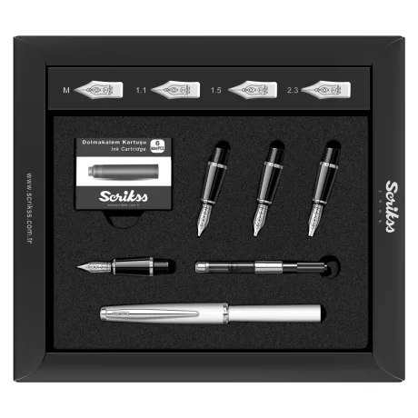 White CT Set Caligrafie