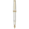 Stilou Sailor PG Slim Mini Beni White GT 14K MF