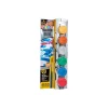 Acuarele tempera Carioca Metalic 6 culori x 25 ml + pensulă pe blister