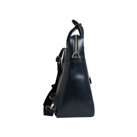 Rucsac din piele laptop 14&quot; Exactive Lady Exacompta 17237E, bleumarin