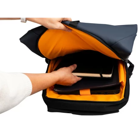 Rucsac laptop 15,6&quot; Exactive Young Exacompta 17536E, albastru