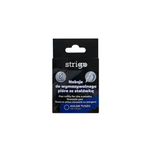 Patron cerneală albastră cu ștergere prin frictiune Strigo 5/set