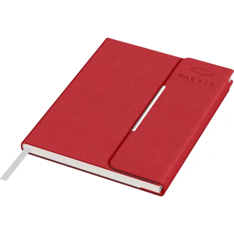 Notes B6 tip mapa inscriptionata Parker red