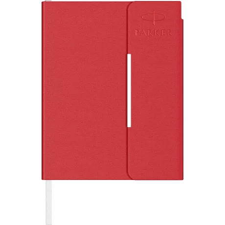 Notes B6 tip mapa inscriptionata Parker red