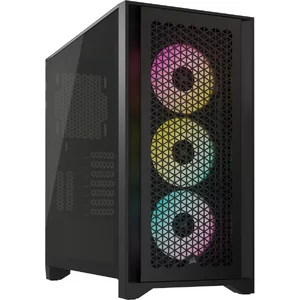 CORSAIR iCUE 4000D RGB Airflow Tempered Glass Mid-Tower Black