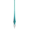 Toc Caligrafic Round Glass Pen Emerald