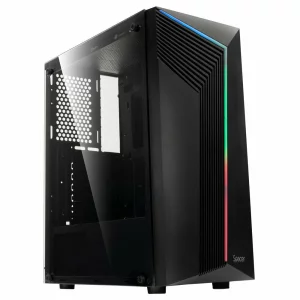 CARCASA  SPACER - gaming, Middle Tower, ATX, fara sursa  black SPCS-GC-WARRIOR