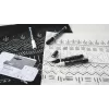 Markere pentru textile Opak Black&amp;White Kreul, 4 buc/set