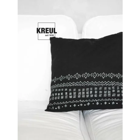 Markere pentru textile Opak Black&amp;White Kreul, 4 buc/set