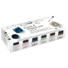 Vopsea pentru sticlă și porțelan Chalky Kreul, set 6 x 20 ml