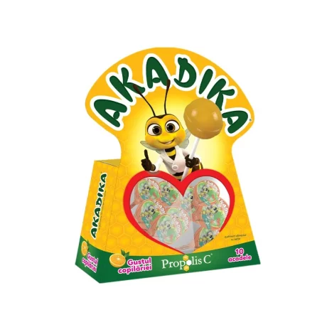 Multivitamine Akadika Propolis C Portocală 10 buc/cut