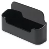 Suport carti de vizita DEFLECT-O negru, 96x45x20 mm