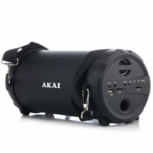 BOXE AKAI, Bluetooth, RMS:  radio FM, SD card, Bluetooth, alimentare microUSB, Jack 3.5mm, USB, ABTS-12C