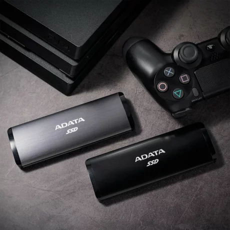 SSD. extern ADATA SE760, 256GB, 2.5 inch, USB 3.2 Type-C, negru, ASE760-256GU32G2BK