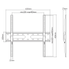 Suportul de perete pentru TV / Monitor 32&quot; - 70&quot; SBOX PLB-2544F-2
