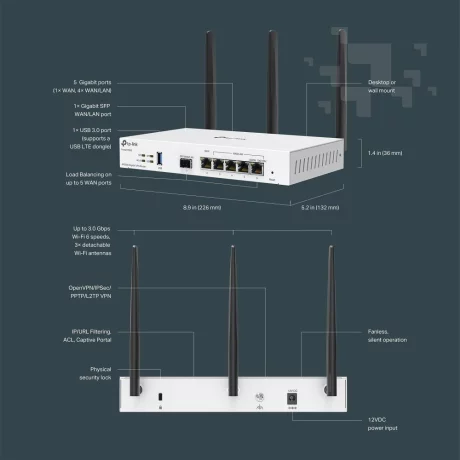 Gateway TPLINK FESTA FR365  802.11n/ac/ax