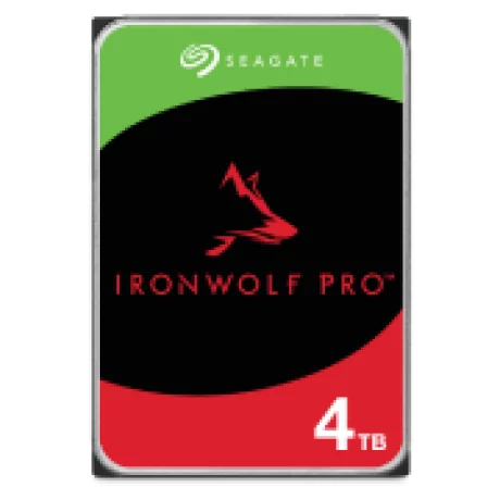 HDD SEAGATE Ironwolf PRO Enterprise NAS HDD 4TB 7200rpm 6Gb/s SATA 256MB - NAS RAID Rackmount systems BLK