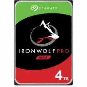 HDD SEAGATE Ironwolf PRO Enterprise NAS HDD 4TB 7200rpm 6Gb/s SATA 256MB - NAS RAID Rackmount systems BLK