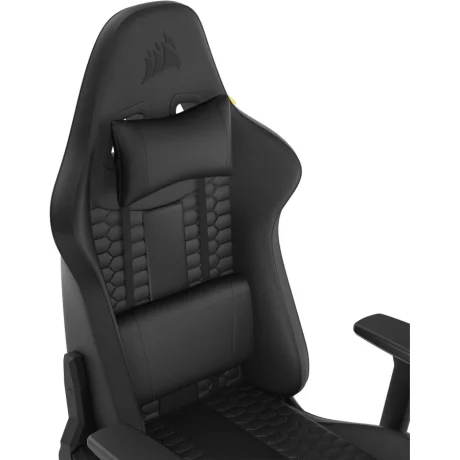 Scaun Corsair TC100 RELAXED, Piele, Tetiera, Negru CF-9010050-WW