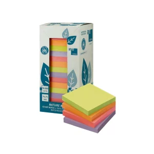 Notes adeziv 75 x 75 mm, 16 x 100 file/pachet Nature Info Notes