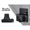 Camera foto CANON PowerShot SX740HS BK, 20.3 MP,senzor CMOS tip 1/2,3, cu iluminare din spate,40xZoom op,40xZoom dig, 3&quot;LCD rabatabil, foc. TTL,WiFi, GPS, BT,negru &quot;2955C002AA&quot; (timbru verde 1.2 lei)