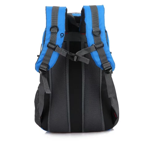 RUCSAC SPACER, pt. notebook de max. 15.6&quot;, 2 compartimente, buzunar frontal x 2, buzunar lateral x 2,  nylon, albastru/gri, &quot;Rio&quot;,  &quot;SPB-RIO-BLUE&quot;