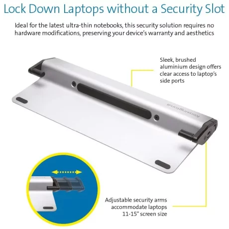 STATIE securitate KENSINGTON pt. notebook, reglare pt.11&quot;-15.6&quot;, blocare neinvaziva, protectie la zgarieturi, acces liber la porturi, &quot;MicroSaver 2.0&quot; &quot;K64451WW&quot;