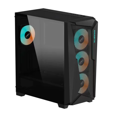 Carcasa GIGABYTE C301 GLASS V2 Mid Tower ARGB NEGRU