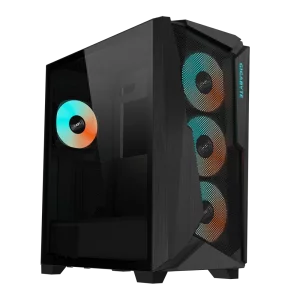 Carcasa GIGABYTE C301 GLASS V2 Mid Tower ARGB NEGRU