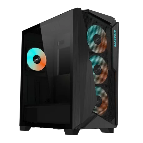 Carcasa GIGABYTE C301 GLASS V2 Mid Tower ARGB NEGRU