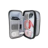 Geantă Tellur pentru organizare cabluri și accesorii, 21 x 12,5 x 6 cm, poliester, negru