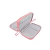Geantă Tellur pentru organizare cabluri și accesorii, 21 x 12,5 x 6 cm, poliester, roz