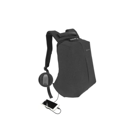 Rucsac laptop Tellur Antifurt V2, cu port USB, 15.6&quot;, negru