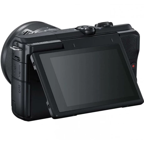 CAMERA FOTO EOS M200 BK KIT EF-M 15-45