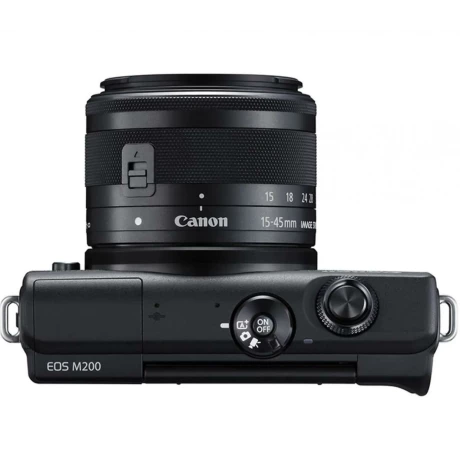 CAMERA FOTO EOS M200 BK KIT EF-M 15-45