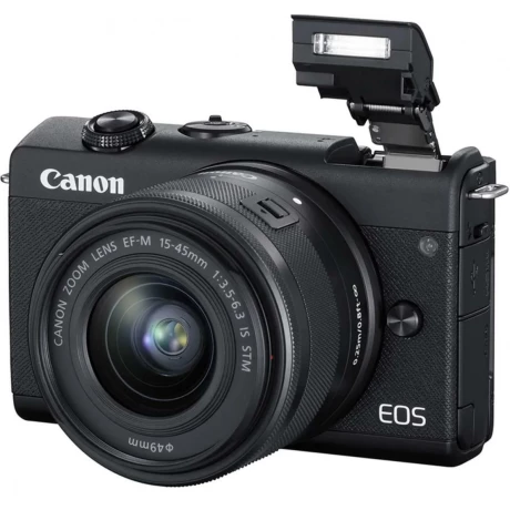 CAMERA FOTO EOS M200 BK KIT EF-M 15-45