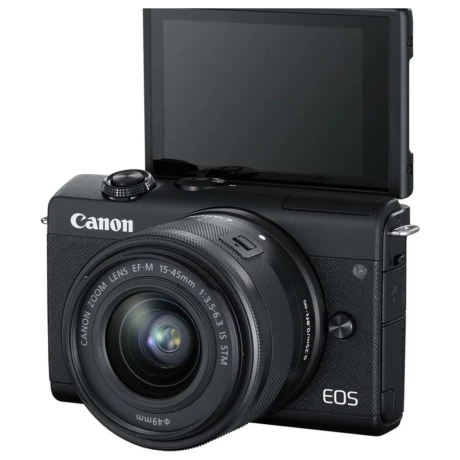 CAMERA FOTO EOS M200 BK KIT EF-M 15-45