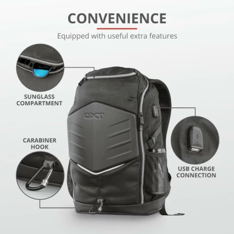 Trust GXT 1255 Outlaw Backpack Black 15&quot;