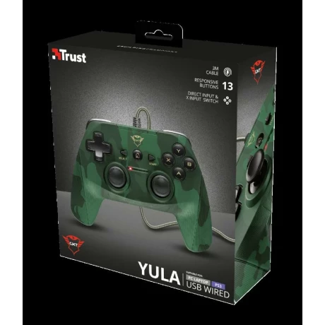 Trust GXT 540C Yula Wired Gamepad camo