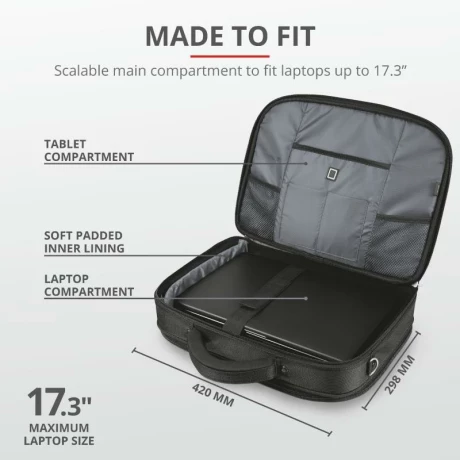 Trust Sydney Carry Bag 17&quot; laptops black