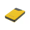 Baterie externă Tellur 10000mAh, USB-C + Lightning cabluri incorporate, QC3.0, PD, galben