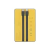 Baterie externă Tellur 10000mAh, USB-C + Lightning cabluri incorporate, QC3.0, PD, galben