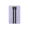 Baterie externă Tellur 10000mAh, USB-C + Lightning cabluri incorporate, QC3.0, PD, mov